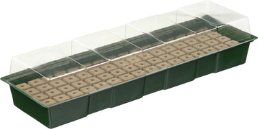 Nature - kweekbak - met groeimedium - h10 x 49 x 15,5cm - 4 x 16 vakjes