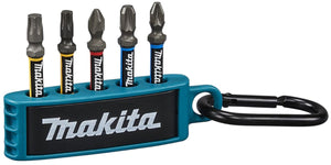Makita e-13568 slagschroevendraaier bitset 5-dlg impacht premier - ph2 pz2 pz3 t25 t30