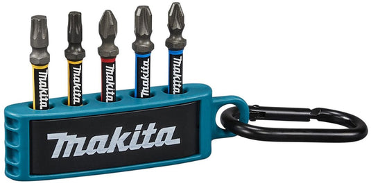 Makita e-13568 slagschroevendraaier bitset 5-dlg impacht premier - ph2 pz2 pz3 t25 t30