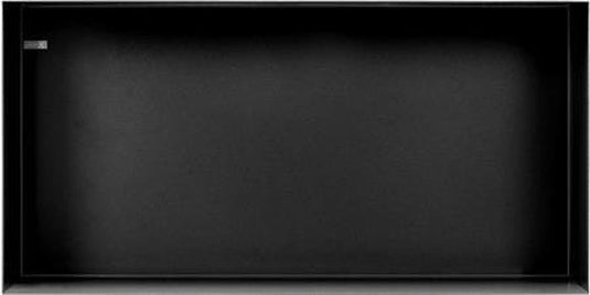 Looox colour box inbouwnis - 60x30x10cm - rvs zwart mat