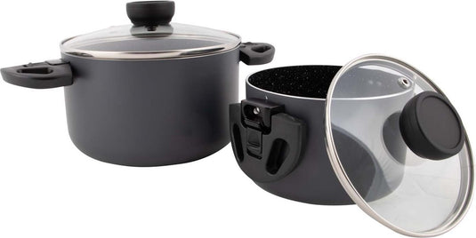 Bo-camp - pannenset - twist - compact 2 - aluminium - inductie