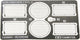 Tamiya modelbouwdecoratie - 12666 panther d. - photo-etched grille set photo-etch