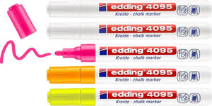 Krijtmarker edding e4095 kleurenassortiment 5 stuks
