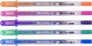 Sakura gelschrijver gelly roll silver shadow set à 5 kleuren