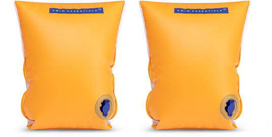 Swim essentials - zwembandjes - effen - zwemvleugels - 15-30 kg - 2-6 jaar - oranje