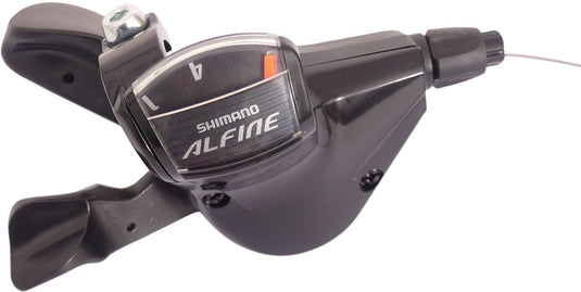 Shimano alfine sl-s7000-8 shifter 8-speed zwart - inclusief bekabeling - werkplaatsverpakking