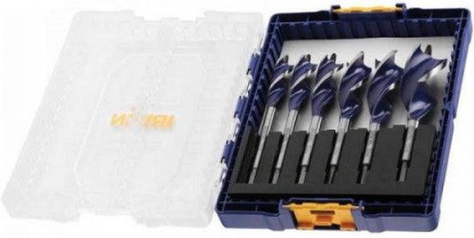 Irwin iw4042202 6-delige houtboren set in cassette - blue groove - 16 18 20 22 25 32 mm