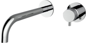 Plieger napoli inbouw wandkraan 1 hendel met uitloop 23.8cm cold start chroom
