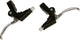 Dresco remgrepen - v-rem - 2 stuks - chroom zwart