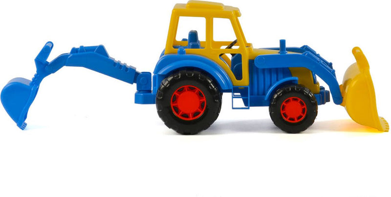 ギャラリービューアに画像をロードする, Cavallino tractor met voorlader blauw
