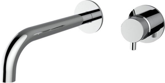 Plieger napoli inbouw wandkraan 1 hendel met uitloop 23.8cm cold start chroom