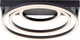 Brilliant pedley - plafondlamp - led 30w - zwart - 3-step-dimbaar