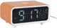 Karlsson wekker chunky led - okergeel - 17x11x8.6cm - scandinavisch - wekker voor slaapkamer - wekkers