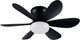 Rl live your light reality lund - plafondventilator - zwart mat - incl. 1x smd 8 w - licht apart schakelbaar - afstandsbediening - dimbaar - traploos instelbare lichtkleur - nachtlampje - geheugenfunctie - 3 snelheidsinstellingen - timer - zomer- en winte