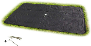 Exit toys exit groundlevel trampoline afdekhoes 244x427cm - trampoline beschermhoes - weerbestendig - rechthoekig - afdekzeil
