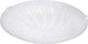 Eglo margitta 1 - wand plafondlamp - 1 lichts - ø245mm. - wit - granille wit, helder