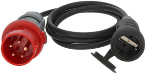 Brennenstuhl adapterkabel adapterkabel adapterkabel cee-stekker 400 v zwart