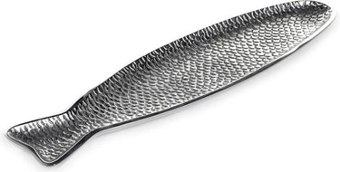 Serax - paola navone - fish fish - serveerschaal - grijs - l 45cm