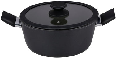 Alpina keramische kookpan ø24 cm – inductie kookpot met keramische antiaanbaklaag – soeppan - pan met deksel