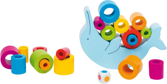 Goki houten balansspel - dolfijn