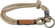 Trixie halsband hond be nordic - half-slip zand zwart - 35x0.6 cm, rond gewoven touw