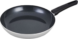 Brabantia indu+ koekenpan - ø 28cm - 100% pfas vrij - keramische antiaanbaklaag - inductie koekenpan - vaatwasserbestendig - grijs