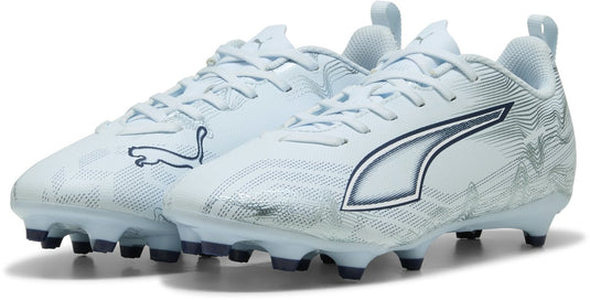 Puma ultra 6 play fg ag jr unisex sportschoenen - icy blue- white-blue jewel