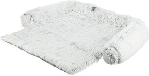 Trixie - sofa - hondenbed harvey - meubelbeschermer - hoekig - wit zwart - 90x90 cm