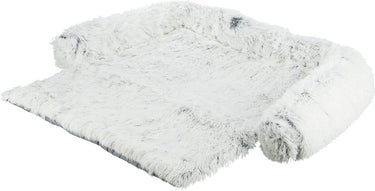 Trixie - sofa - hondenbed harvey - meubelbeschermer - hoekig - wit zwart - 90x90 cm
