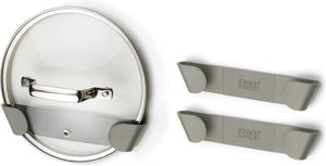 Joseph joseph duo opal - dekselhouder set van 3 stuks - kunststof - grijs
