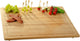 Kesper xxl fsc® houten snijplank afdekplaat bamboe hout, met saprand | snij plank | kookplaat afdekplaat | afm. 56 x 50 x 4 cm
