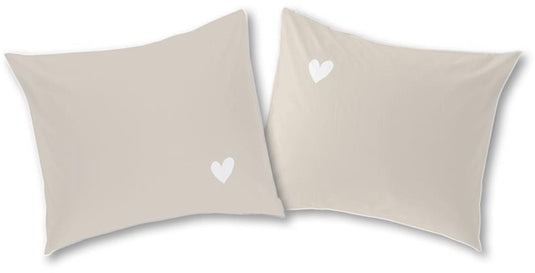 Vtwonen - kussensloop - 60x70cm (set van 2) - zand