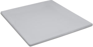 Cinderella weekend - topper hoeslaken (tot 15 cm) - katoen - 160x210 cm - lichtgrijs