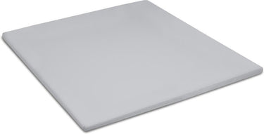 Cinderella weekend - topper hoeslaken (tot 15 cm) - katoen - 160x210 cm - lichtgrijs
