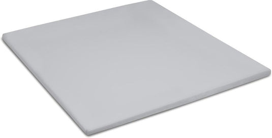 Cinderella weekend - topper hoeslaken (tot 15 cm) - katoen - 160x210 cm - lichtgrijs