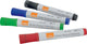 Nobo glasbord markers - 4 whiteboard stiften - zwart, rood, blauw en groen