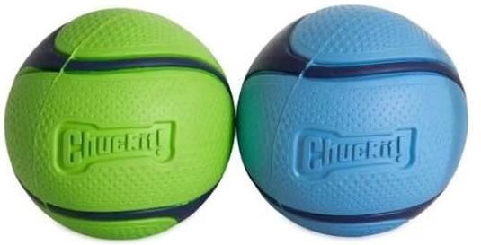 Chuckit! sniff fetch ball m - 2-pack - bacon peanut butter - geurende apporteerballen - bal hond