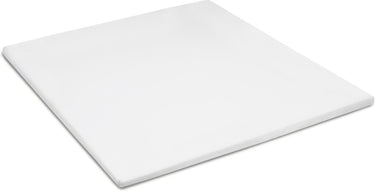 Cinderella premium molton topper hoeslaken - matrasbeschermer voor topper - 90x210 cm - tot 15 cm matrashoogte - wit