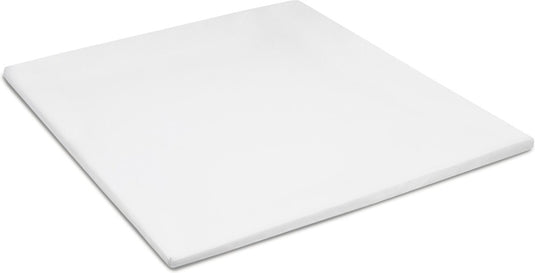 Cinderella premium molton topper hoeslaken - matrasbeschermer voor topper - 180x210 cm - tot 15 cm matrashoogte - wit