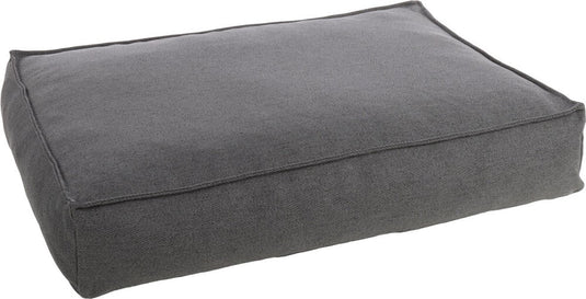 Flamingo orthopedische hondenkussen – premium line – pure luxe hondenkussen 80 x 60 x 18 cm – extra memory foam voor maximaal comfort – baldar hondenkussen donkergrijs