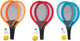 Eddy toys racket set met bal shuttle - assorti
