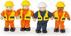 Tidlo houten poppetjes bouwvakkers set van 4
