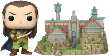 Funko pop town: elrond with rivendell pop #1747