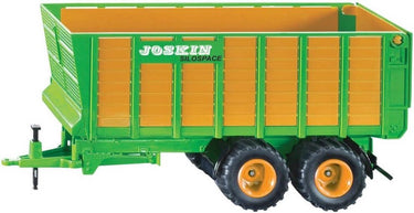 Siku 2873, silagewagen, 1:32, metaal kunststof, oranje groen, bewegende delen
