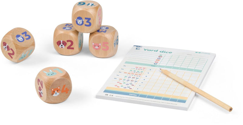Afbeelding laden in galerijviewer, Bs toys yatzy junior ga522 – dobbelspel voor kinderen met scoreblok
