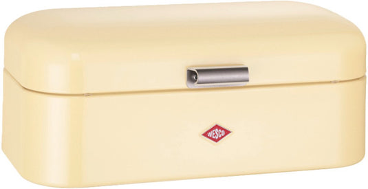 Wesco grandy broodtrommel | 10 liter - maat l | metaal - amandel | keukenopslag