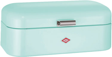 Wesco grandy broodtrommel | 10 liter - maat l | metaal - mint | keukenopslag