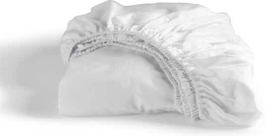 Cinderella - weekend - hoeslaken - 1 persoons - 100% katoen - 80x200 cm - tot 25 cm matrashoogte - wit