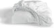 Cinderella - weekend - hoeslaken - 100% katoen - 140x200 cm - tot 25 cm matrashoogte - wit