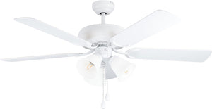 Eglo las palmas plafondlamp met ventilator - 132cm - ac longer life - wit